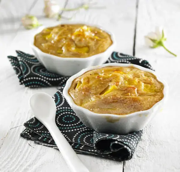 Clafoutis à la mangue au sucre de palme